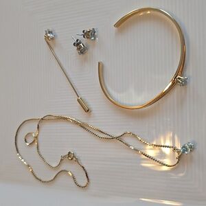 Vintage "Aquamarine" Jewelry Set